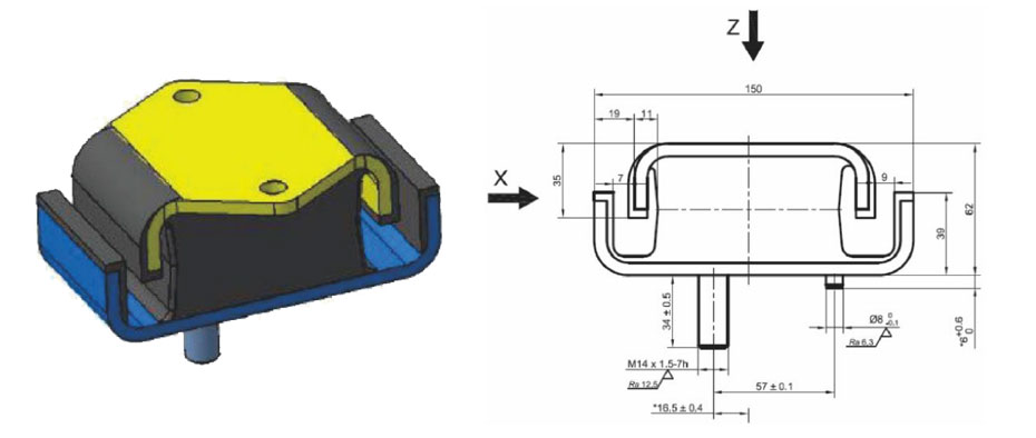 ENGINE FRONT MOUNT發(fā)動(dòng)機(jī)前支撐