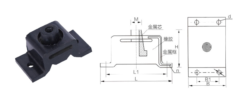 BE型橡膠減振器