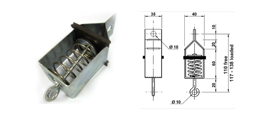 VE-101吊架彈簧減振器
