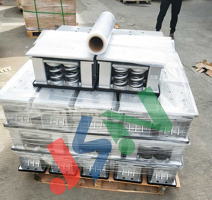 寧波新世界項(xiàng)目選用金諾減震臺座配套阻尼彈簧減振器案例！